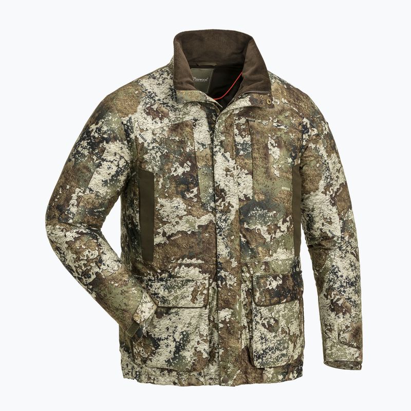 Pinewood férfi softshell dzseki Smaland Light Camou strata/suede barna 11