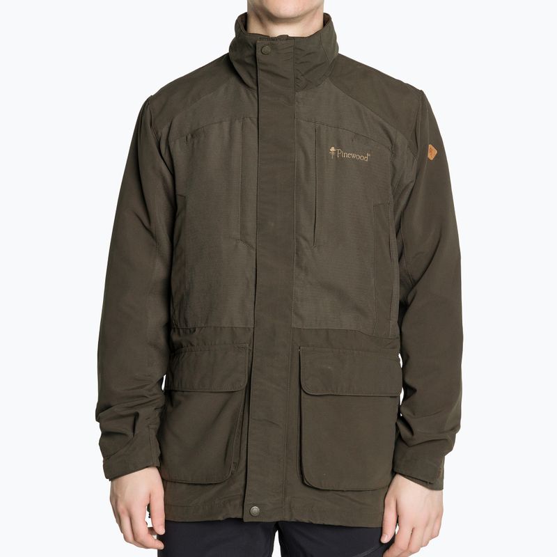 Pinewood férfi softshell dzseki Smaland világos szarvasbőr barna