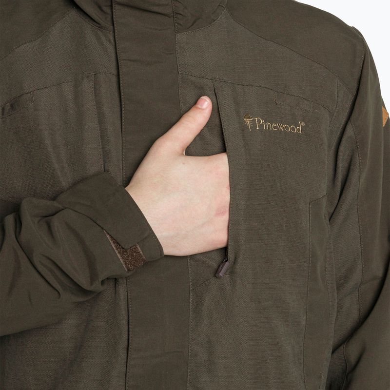 Pinewood férfi softshell dzseki Smaland világos szarvasbőr barna 3