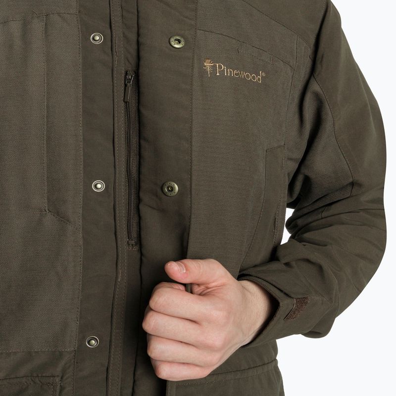 Pinewood férfi softshell dzseki Smaland világos szarvasbőr barna 5