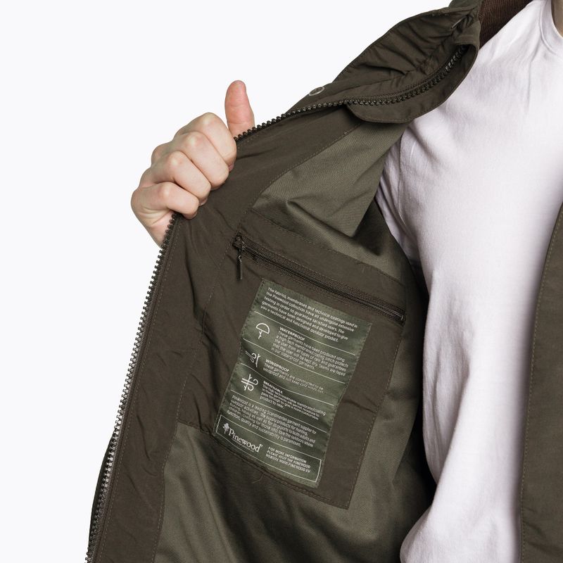 Pinewood férfi softshell dzseki Smaland világos szarvasbőr barna 8