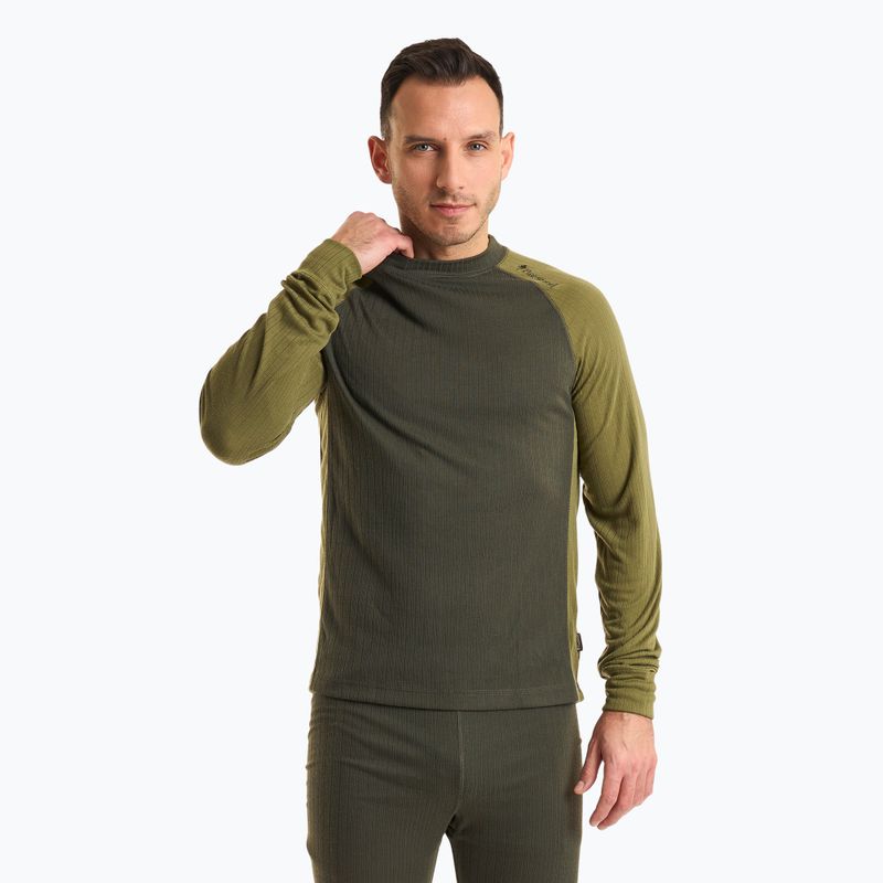 Férfi thermo fehérnemű szett Pinewood Finnveden Base Layer d.green/leaf 2