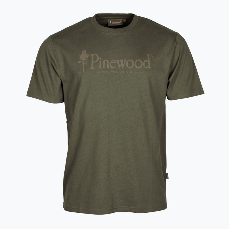 Pinewood Outdoor Life férfi póló d.green 3