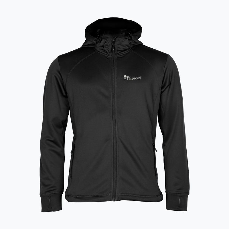Férfi Pinewood Finnveden Hoodie trekking pulóver fekete 2