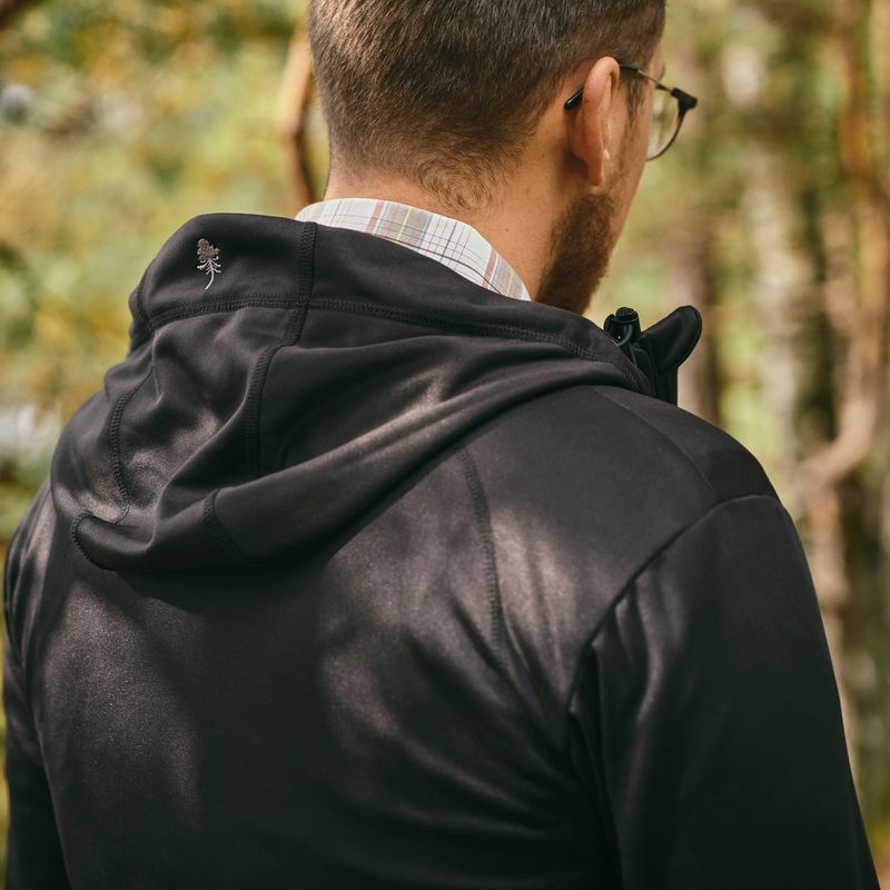Férfi Pinewood Finnveden Hoodie trekking pulóver fekete 5
