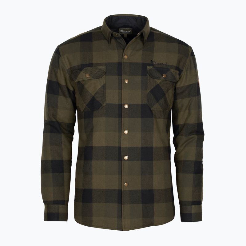 Férfi Pinewood Canada Classic 2.0 zöld/fekete póló 5
