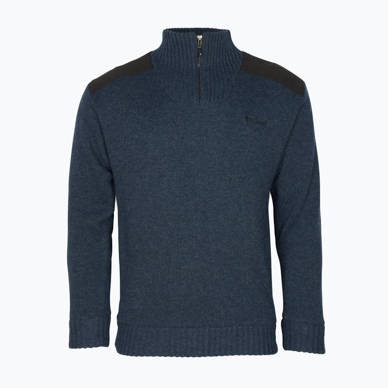 Férfi pulóver Pinewood Hurricane d.navy mel 6