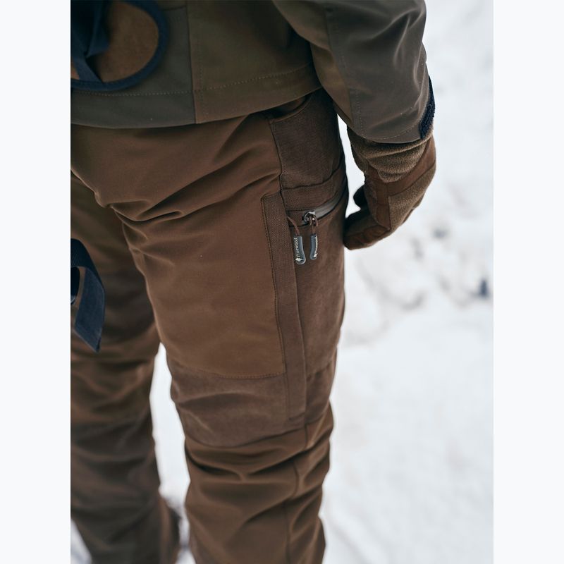 Férfi kesztyű Pinewood Småland Hunters Extreme Fleece h.brown / suede brown 5