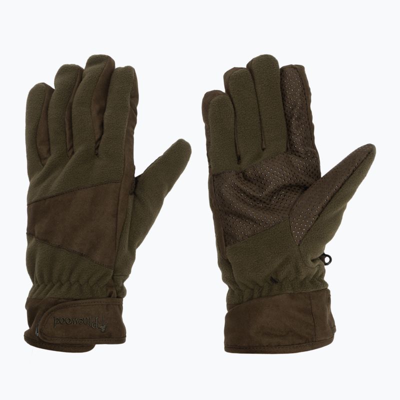 Férfi kesztyű Pinewood Småland Hunters Extreme Fleece h.brown / suede brown