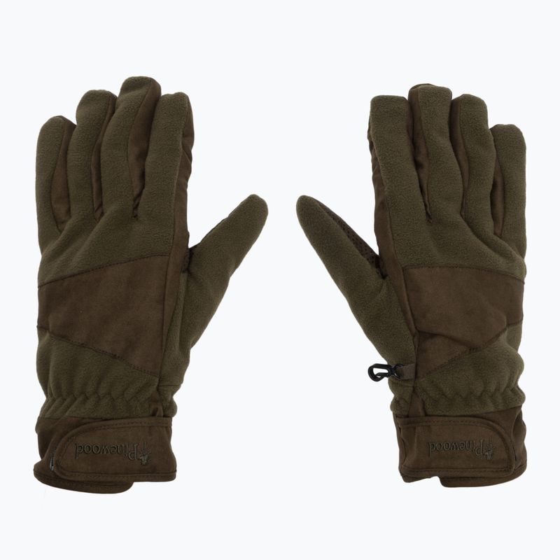 Férfi kesztyű Pinewood Småland Hunters Extreme Fleece h.brown / suede brown 2