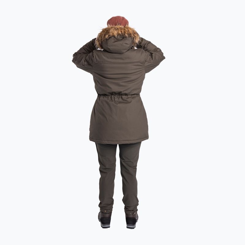 Női bélelt kabát Pinewood Finnveden Winter Parka d.olive 2