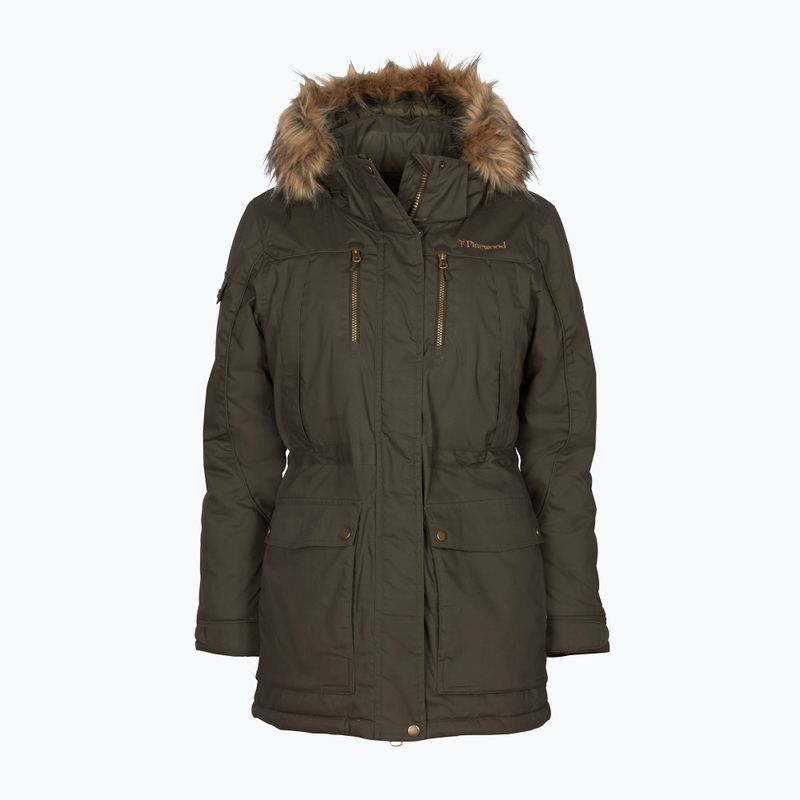 Női bélelt kabát Pinewood Finnveden Winter Parka d.olive 11