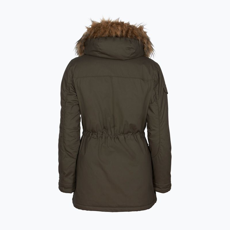 Női bélelt kabát Pinewood Finnveden Winter Parka d.olive 12