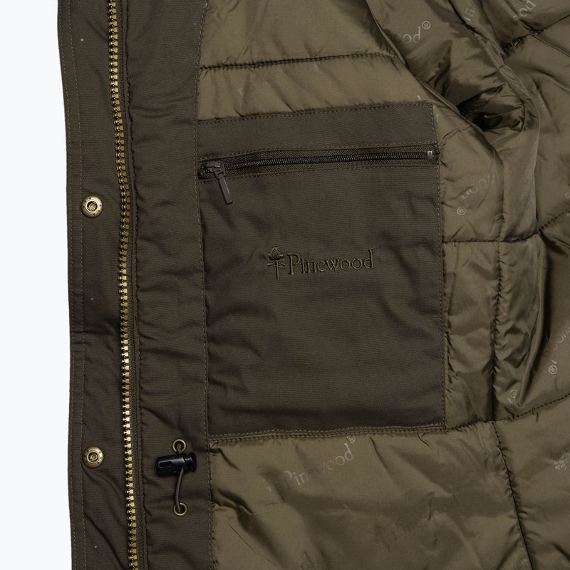 Női bélelt kabát Pinewood Finnveden Winter Parka d.olive 10