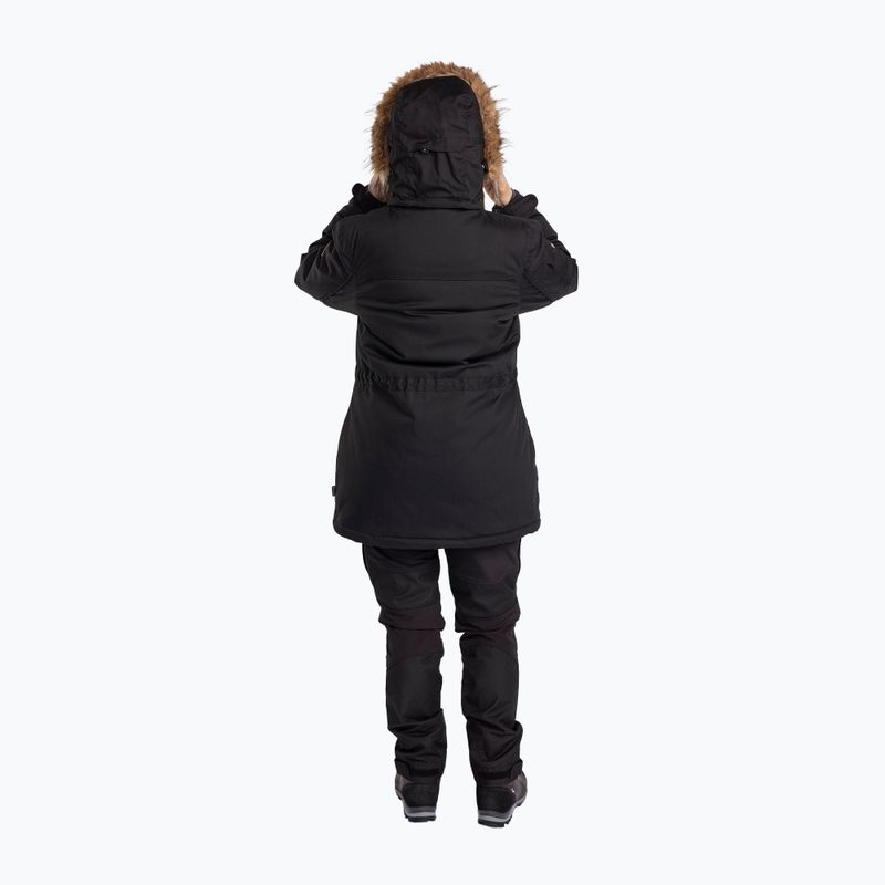 Női bélelt kabát Pinewood Finnveden Winter Parka fekete 3