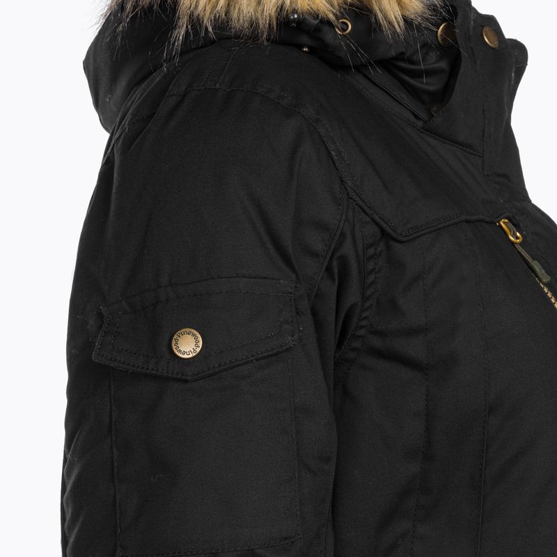 Női bélelt kabát Pinewood Finnveden Winter Parka fekete 10