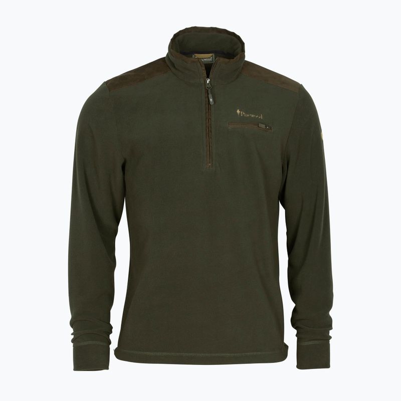 Férfi pulóver Pinewood Småland Hunters Half Zip h.brown 4