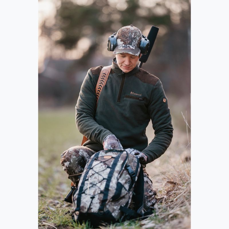 Férfi pulóver Pinewood Småland Hunters Half Zip h.brown 6