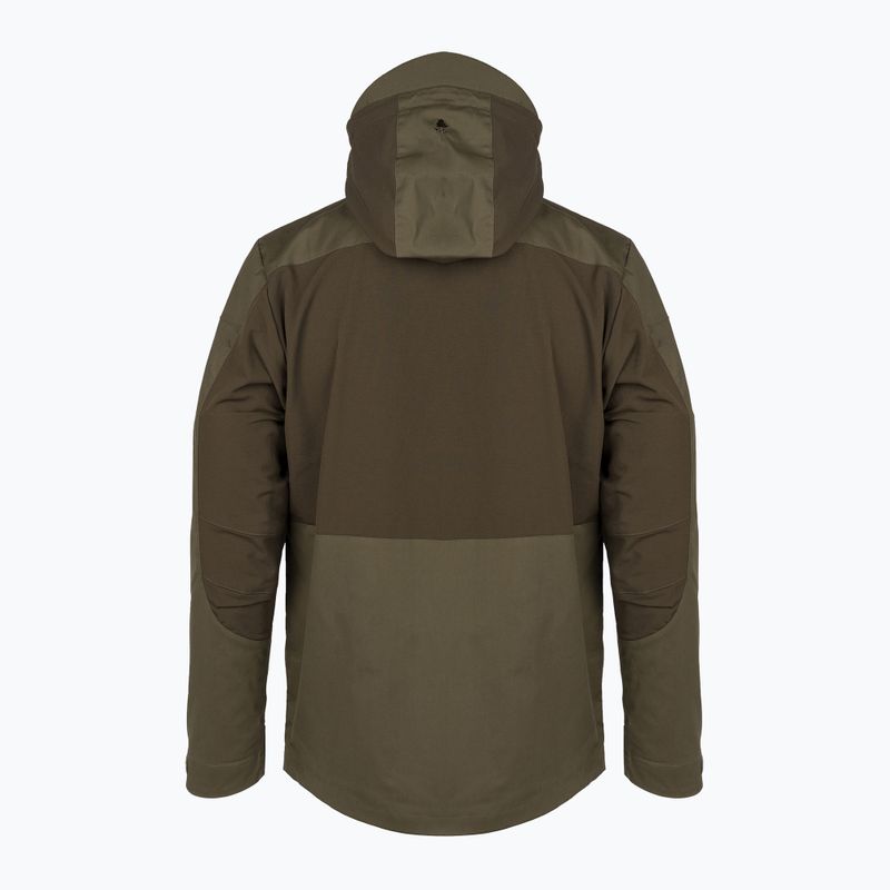 Férfi Pinewood Finnveden Hybrid kabát d.olive/h.olive 2