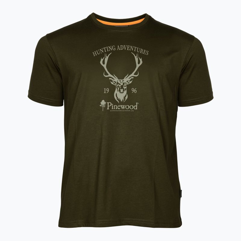 Férfi póló Pinewood Red Deer green 4