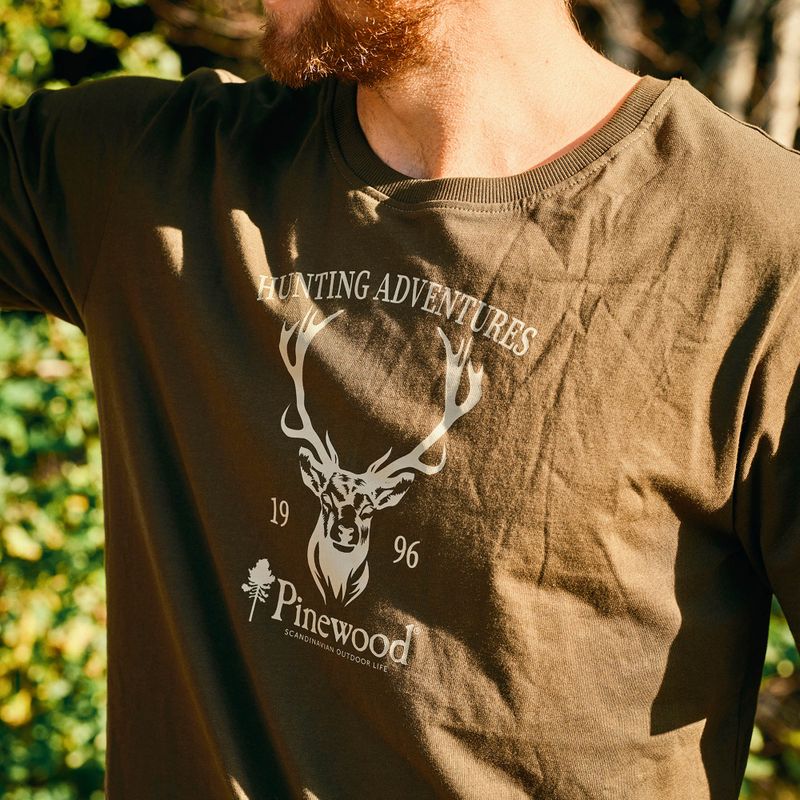 Férfi póló Pinewood Red Deer green 6