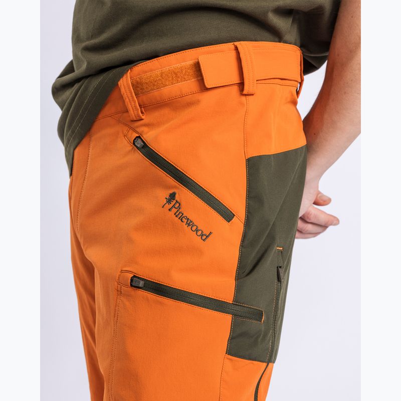 Pinewood Abisko b.orange/mossgreen membrános férfi nadrág 4