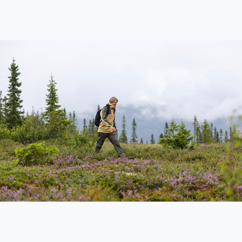 Pinewood Abisko Trekking 3L golden hay/moss green férfi esőkabát 12