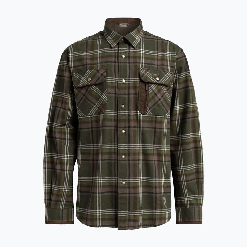Férfi ing Pinewood Cornwall green/pine green 9