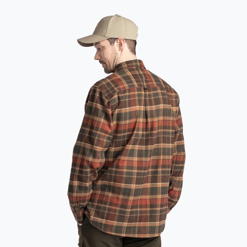 Férfi ing Pinewood Prestwick Exclusive d.green/terracotta 3