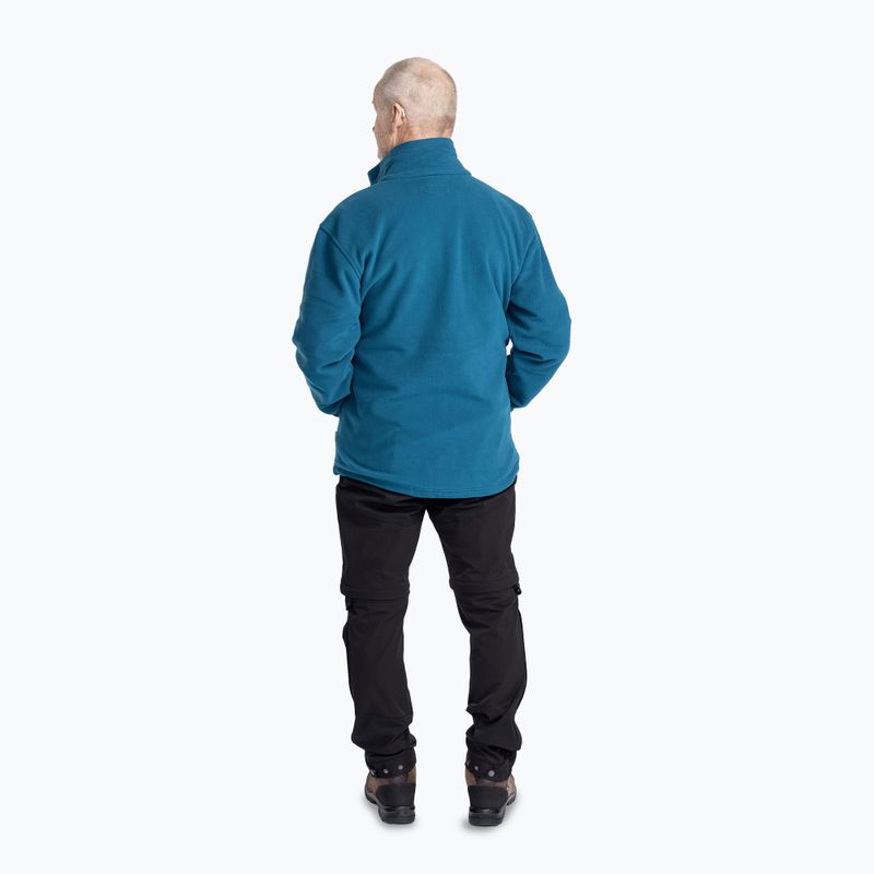 Férfi trekking pulóver Pinewood Finnveden Fleece d.azur blue 4