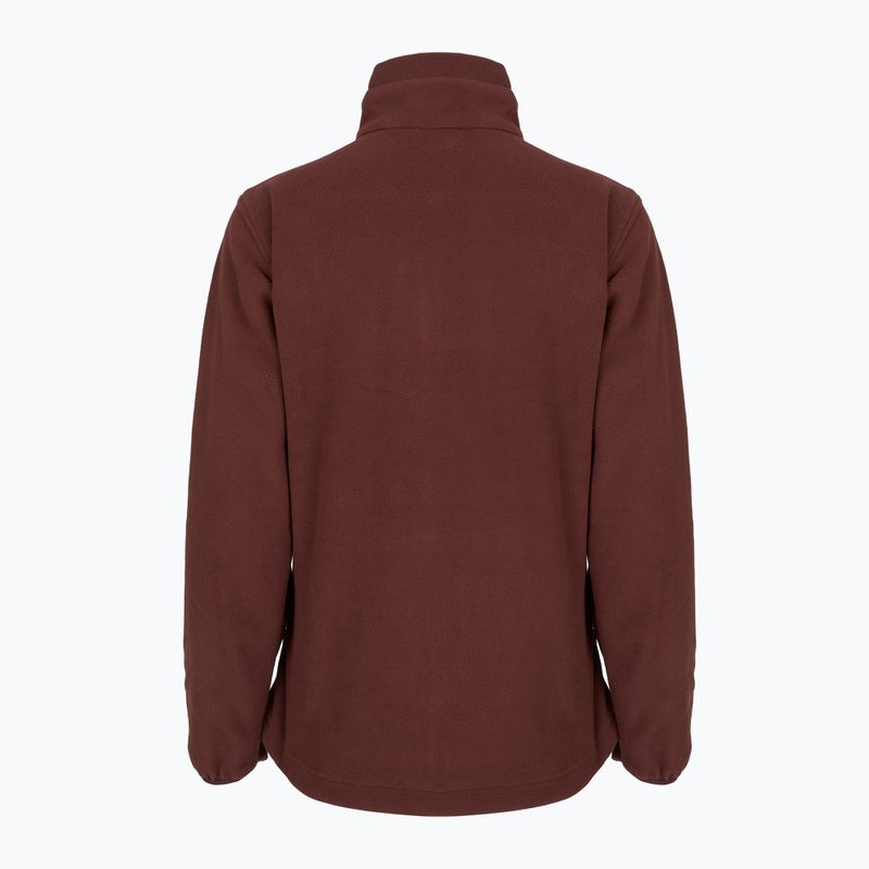 Női trekking pulóver Pinewood Finnveden Fleece earth plum 2