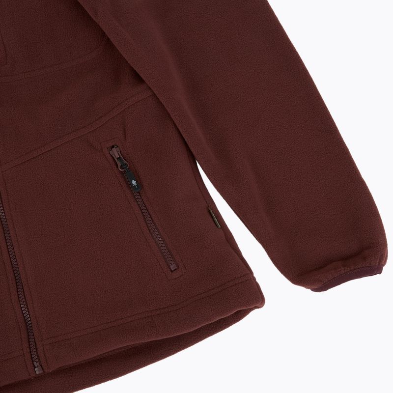 Női trekking pulóver Pinewood Finnveden Fleece earth plum 4