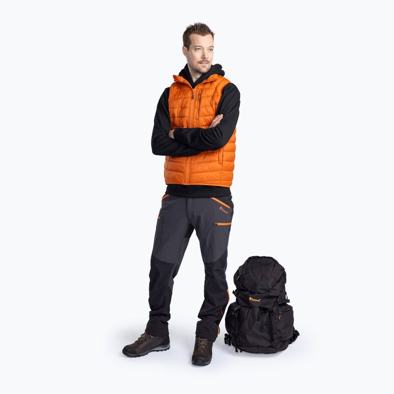Férfi trekking mellény Pinewood Abisko Insulation burned orange 2