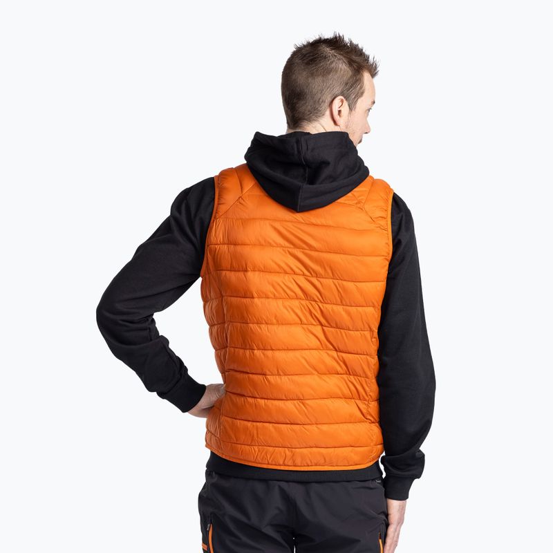 Férfi trekking mellény Pinewood Abisko Insulation burned orange 3