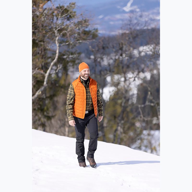 Férfi trekking mellény Pinewood Abisko Insulation burned orange 12