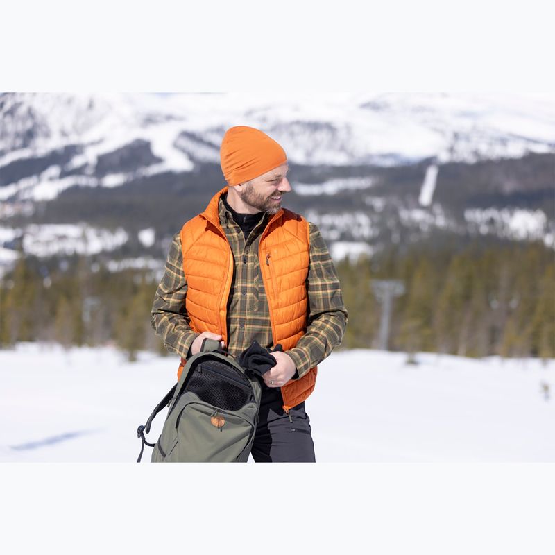 Férfi trekking mellény Pinewood Abisko Insulation burned orange 13