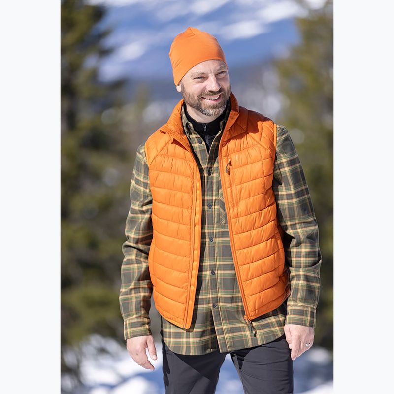 Férfi trekking mellény Pinewood Abisko Insulation burned orange 14