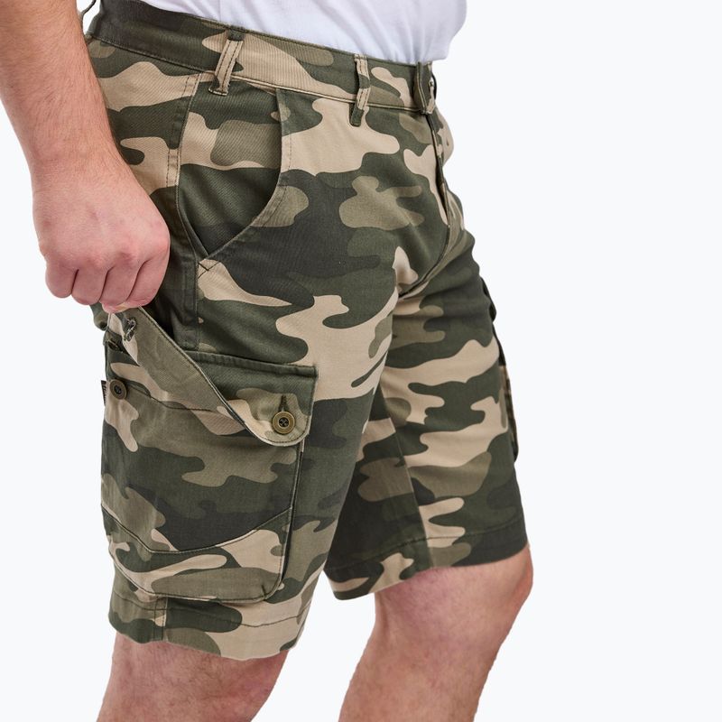 Férfi Pinewood Värnamo Serengeti khaki kamu trekking rövidnadrág 3
