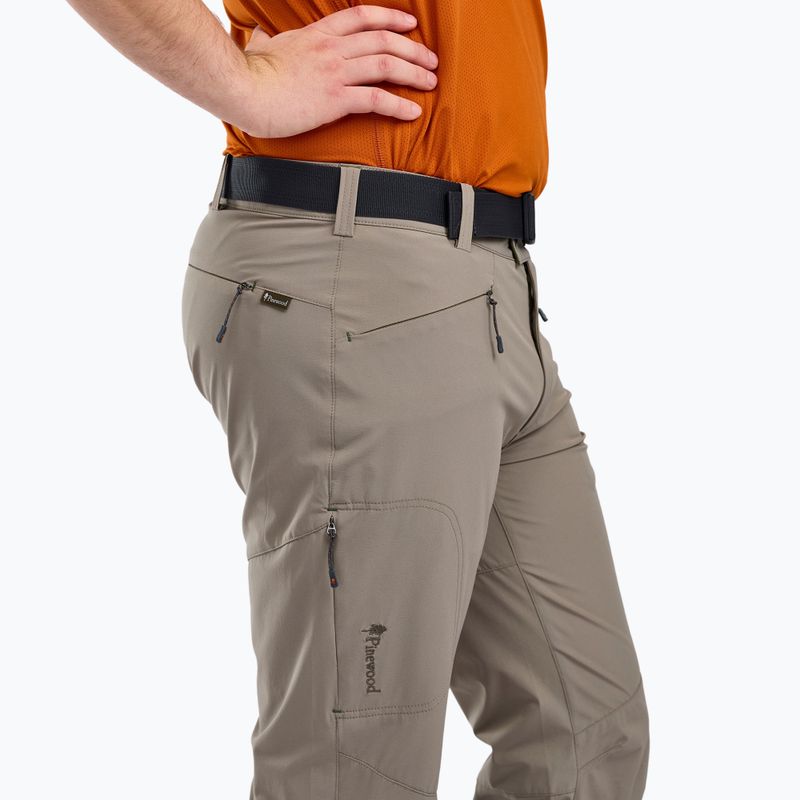 Férfi Pinewood Finnveden Sports Light moth barna trekking nadrág 3