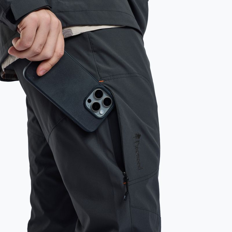 Férfi Pinewood Finnveden Sports Light hamuszürke trekking nadrág 5