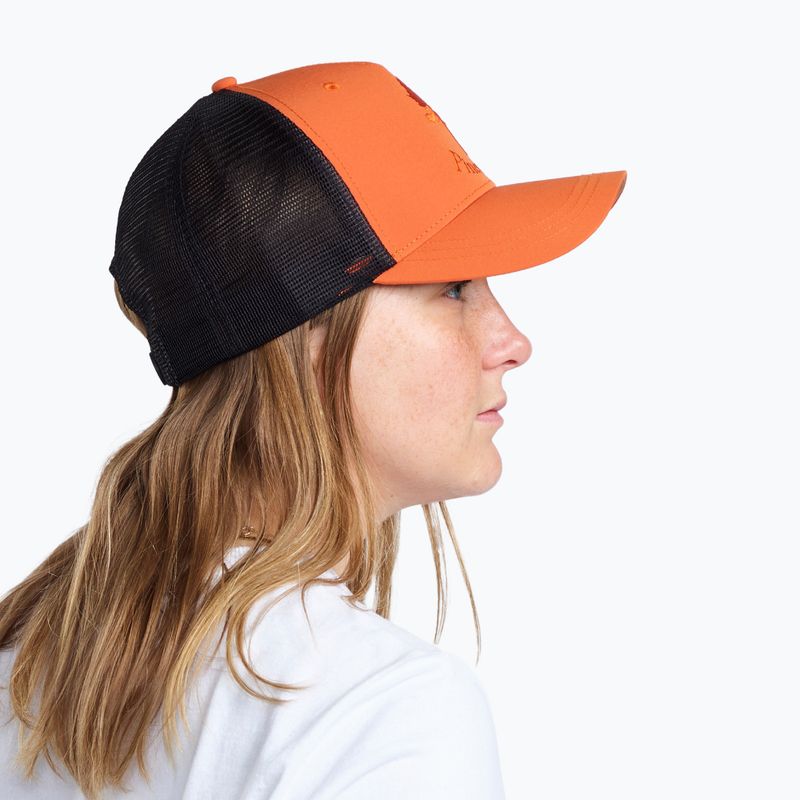 Pinewood Finnveden Sports Mesh baseball sapka narancssárga színű, égetett baseball sapka 2