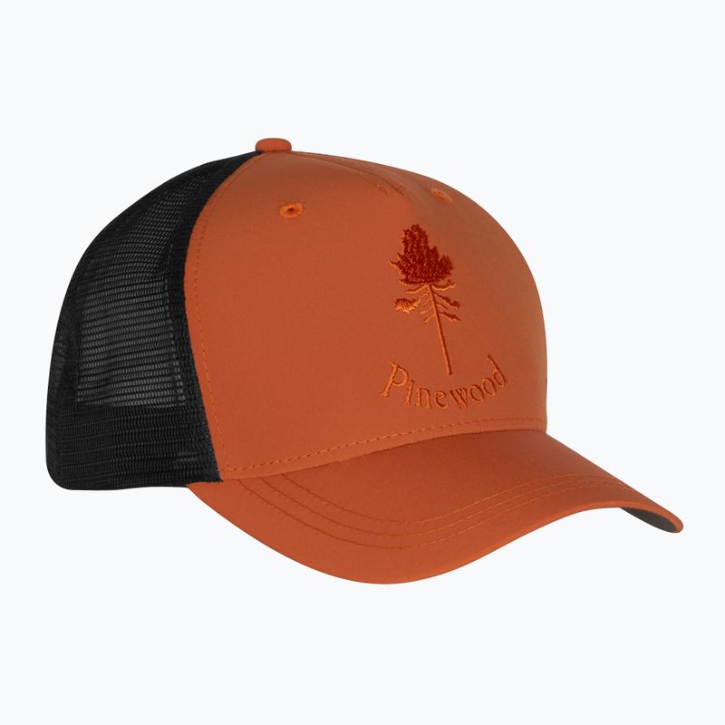 Pinewood Finnveden Sports Mesh baseball sapka narancssárga színű, égetett baseball sapka 3