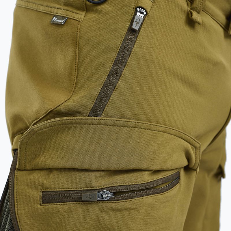 Férfi túranadrág Pinewood Furudal Hunters Hybrid Stretch olive green 4