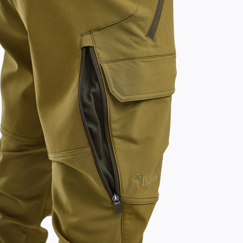 Férfi túranadrág Pinewood Furudal Hunters Hybrid Stretch olive green 5