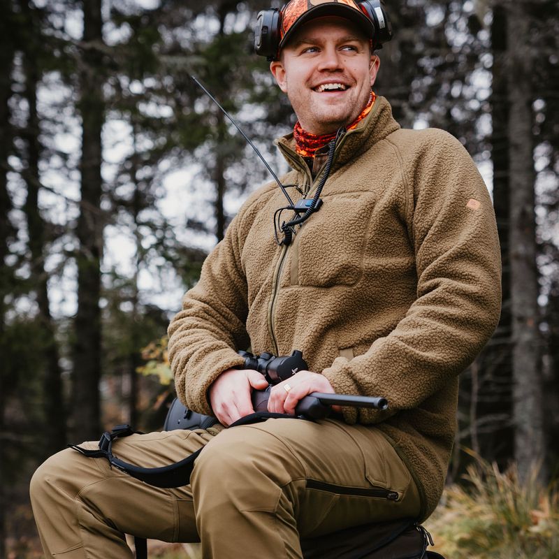 Férfi túranadrág Pinewood Furudal Hunters Hybrid Stretch olive green 9