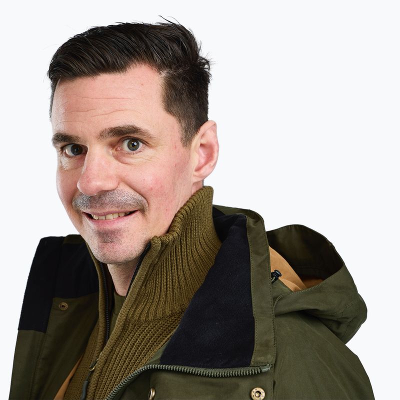 Férfi széldzseki Pinewood Nydala Classic 2L moss green 4