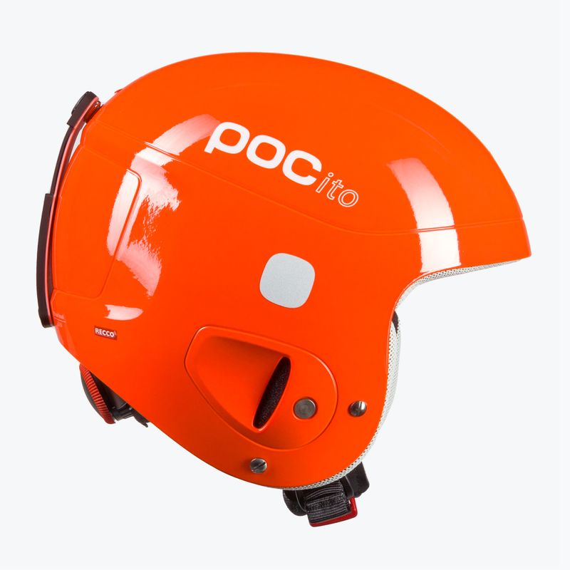 Gyermek síbukósisakok POC POCito Skull fluorescent orange 4