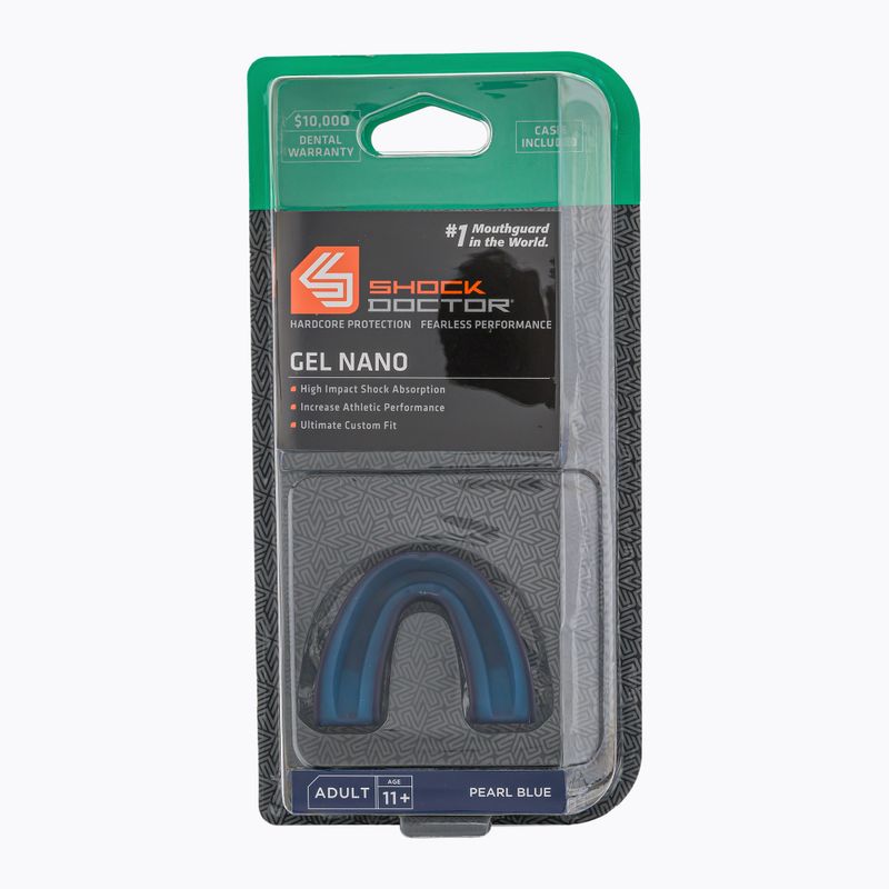 Shock Doctor Gel Nano állkapocsvédő kék SHO12