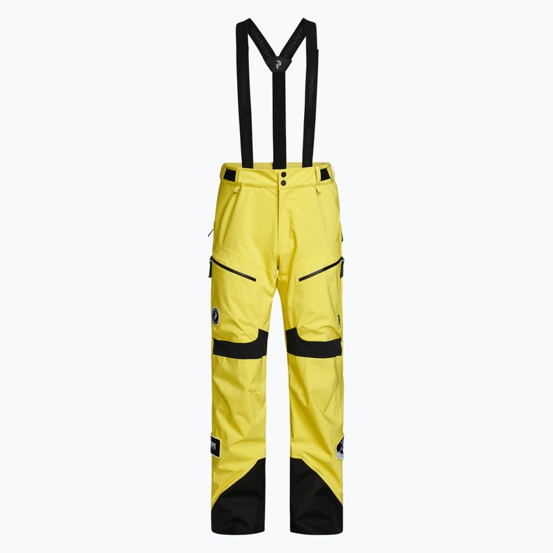 Női síelőnadrág Peak Performance W Vertixs 2L sárga G76651010