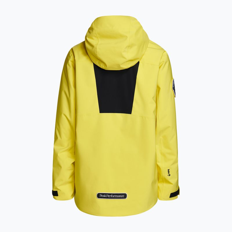 Férfi sí dzseki Peak Performance M Vertixs 2L sárga G76641010 2